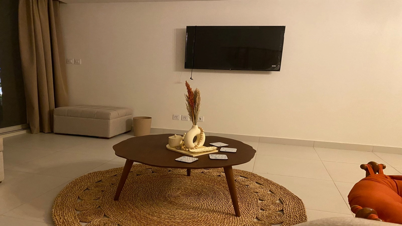 شالية غرفتين للأيجار بالساحل الشمالي قرية مراسي (مارينا ويست)