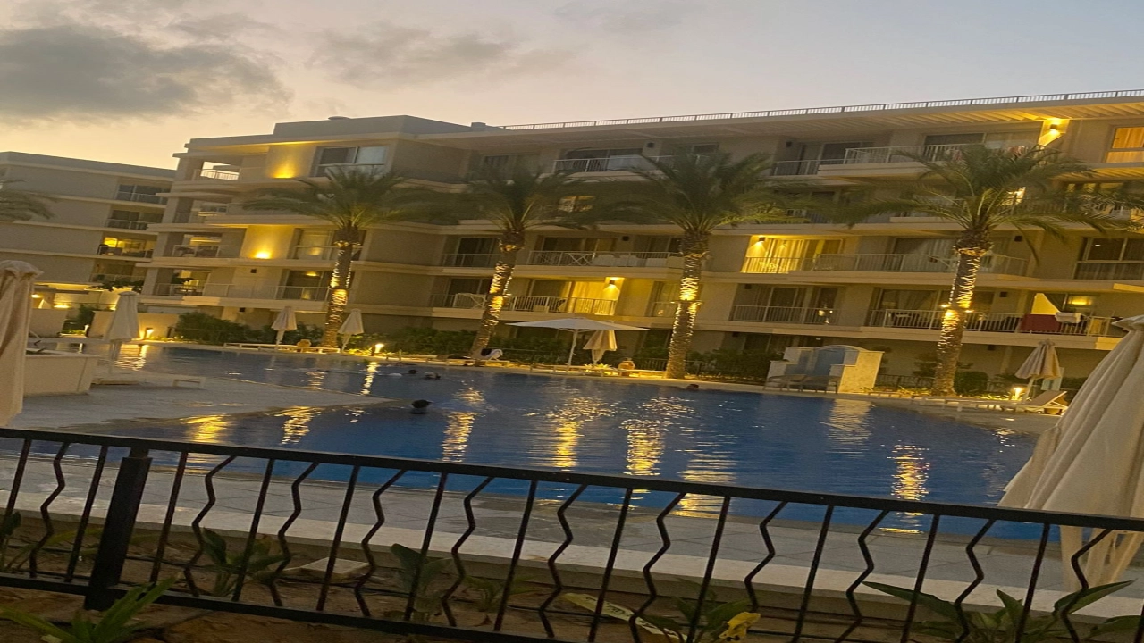 شالية غرفتين للأيجار بالساحل الشمالي قرية مراسي (مارينا ويست)