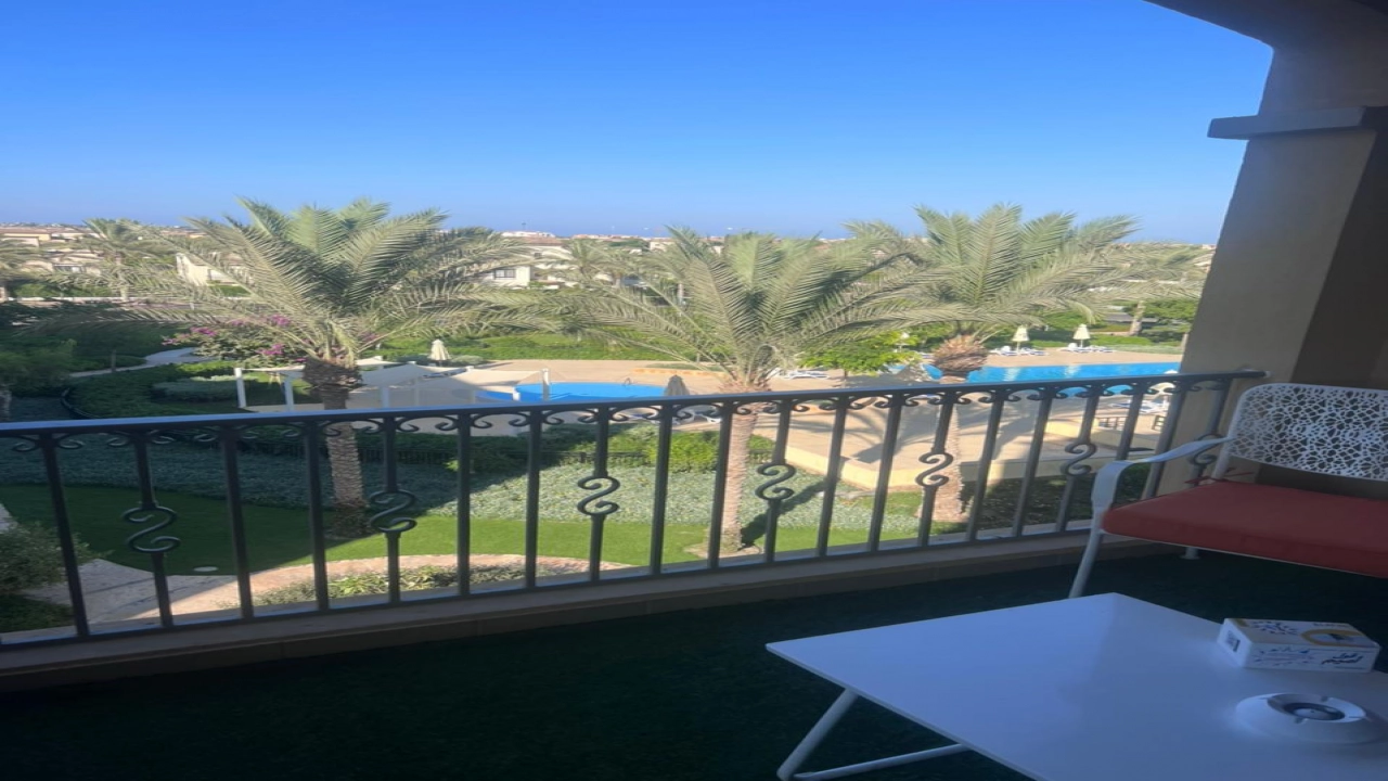 شالية 2 غرفه للأيجار بالساحل الشمالي قرية مراسي