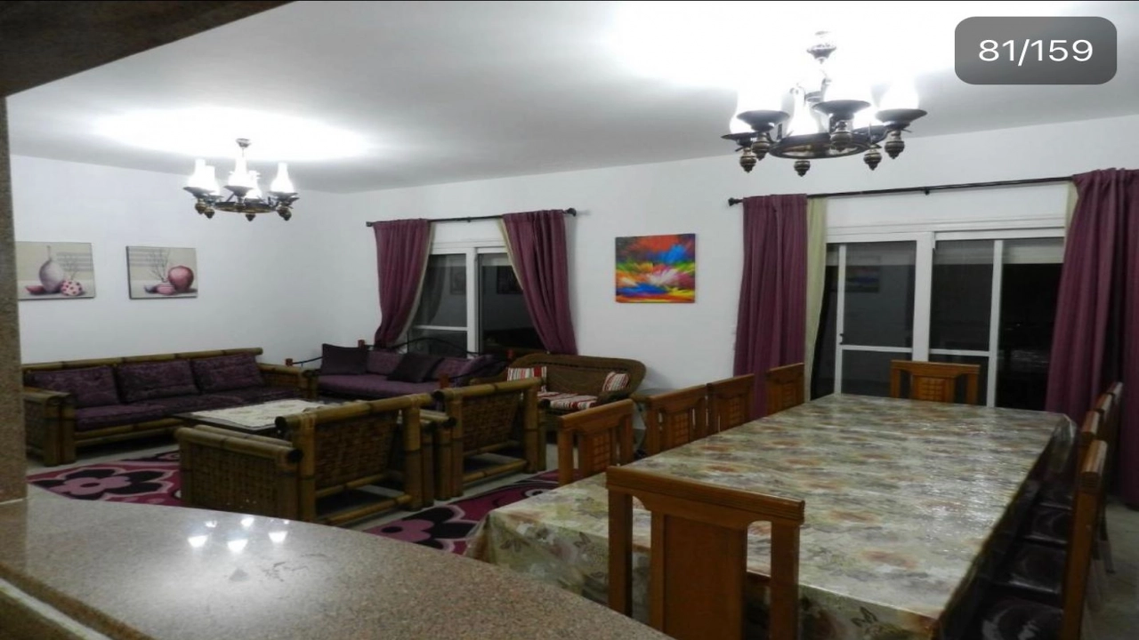 فيلا للايجار في امواج الساحل الشمالي الدور الارضي 4 غرف