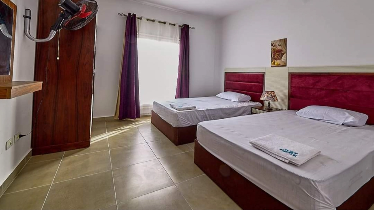 شاليه للايجار فى امواج الساحل الشمالي غرفتين