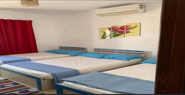 شالية للإيجار في قرية امواج الساحل الشمالي Chalet for rent in Amwaj North Coast Village