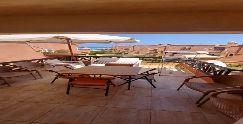 شالية للإيجار في قرية لازوردي الساحل الشمالي 3 غرف