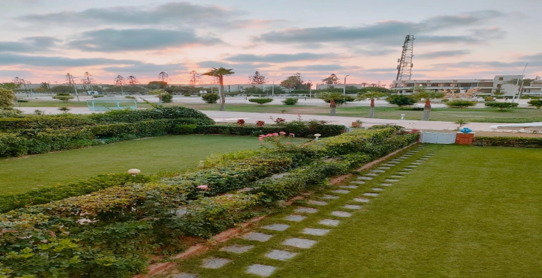 شالية للإيجار في قرية رمسيس الساحل الشماليِ الكيلو 45 Chalet for rent in Ramses Village, North Coast