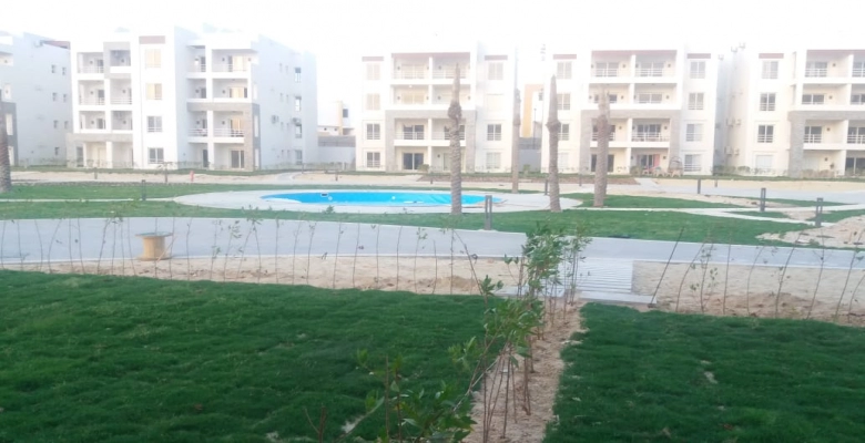 شاليه للايجار بامواج في الساحل الشمالي  Chalet for rent in Amwaj, North Coast