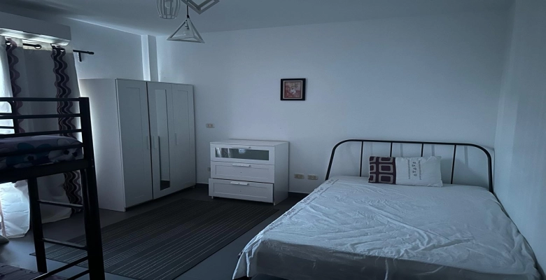 شالية للإيجار في قرية امواج الساحل الشمالي Chalet for rent in Amwaj North Coast Village