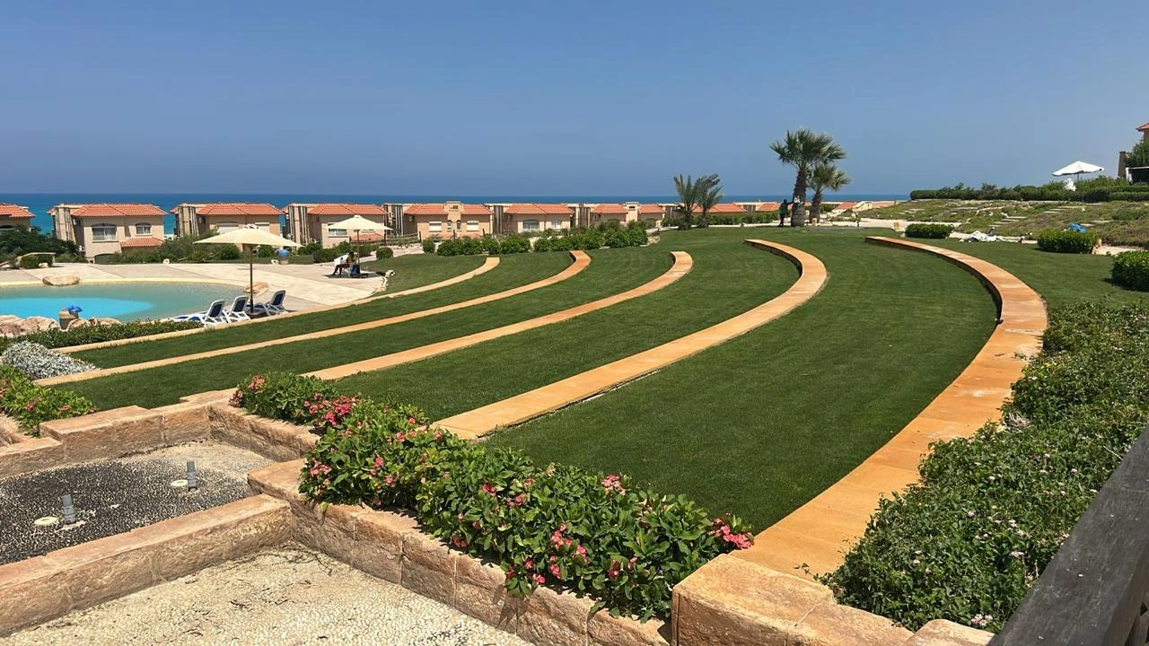 شاليه للايجار في تلال الساحل الشمالي 3غرف