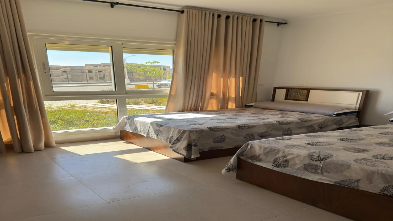 شالية للايجار في جايا راس الحكمة ارضي بجاردن 3غرف