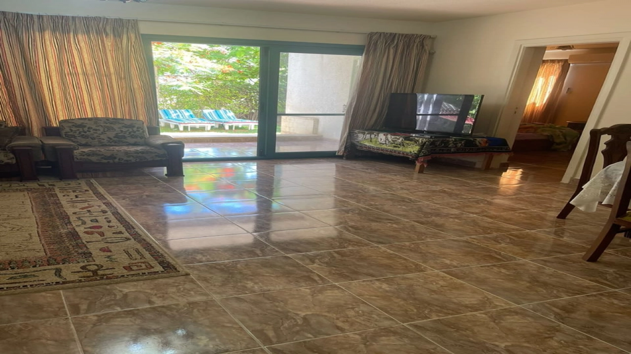 شالية للايجار في مينا4 ارضي بجاردن 3غرف