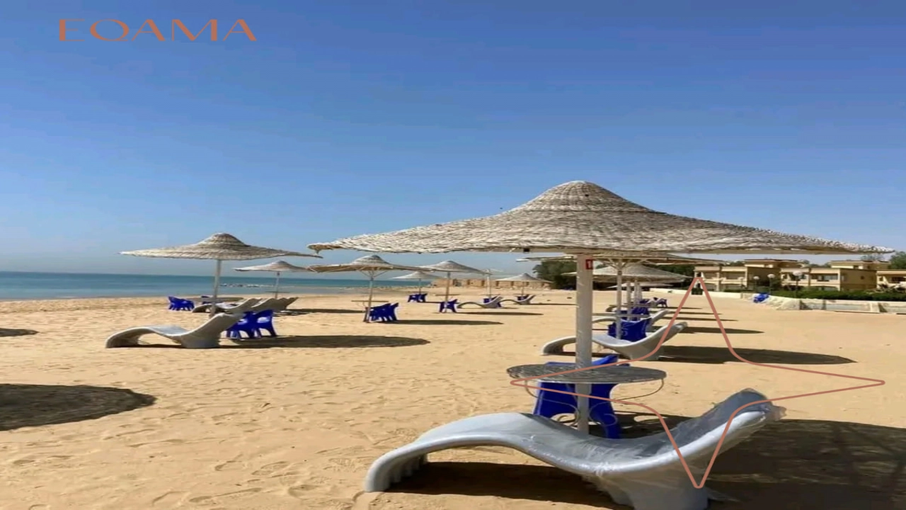 ايجار شالية في قريه اكواريوس العين السخنه