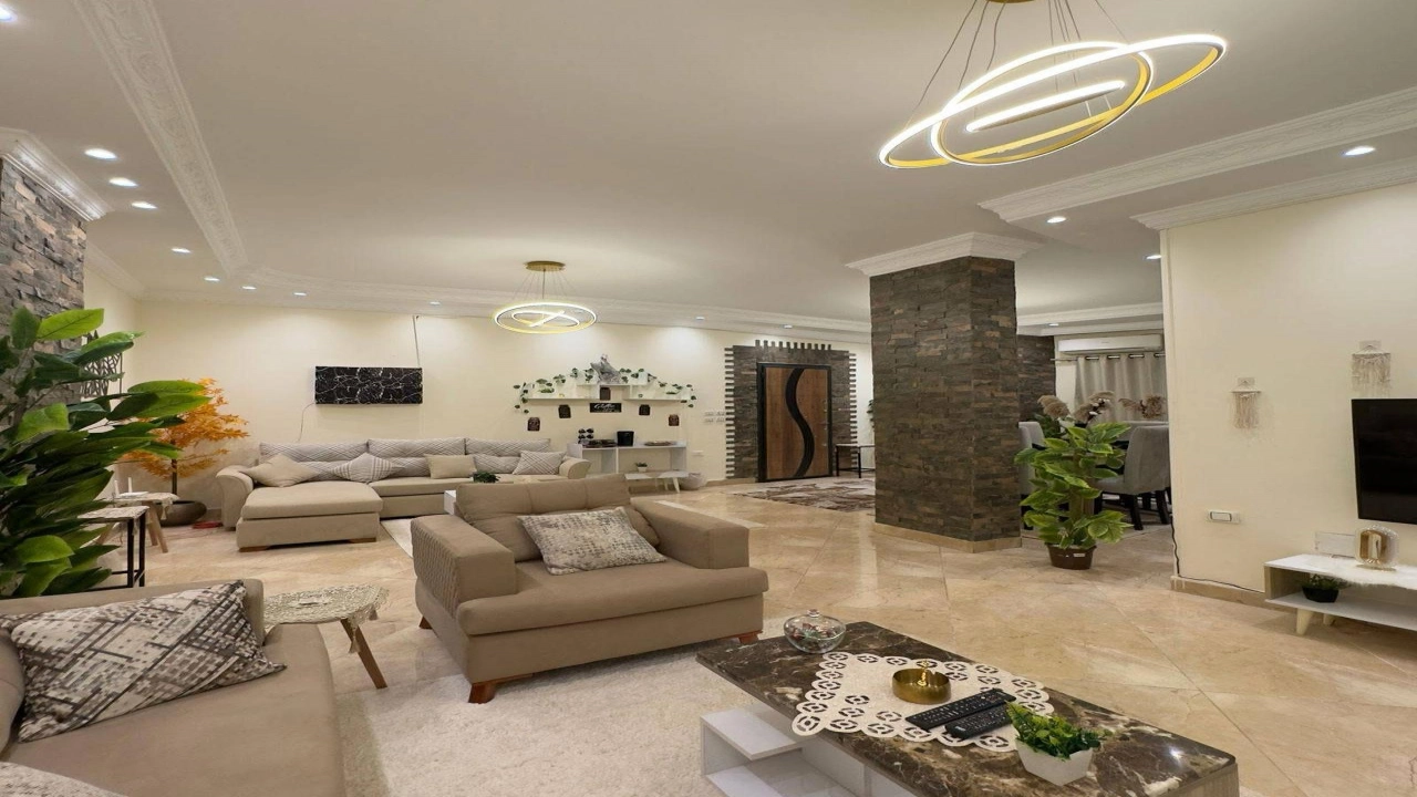 شقه للايجار المفروش  بالشيخ زايد