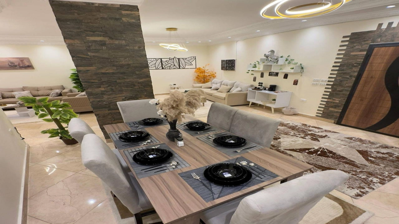 شقه للايجار المفروش  بالشيخ زايد