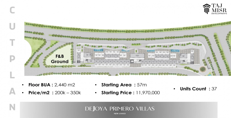 Dejoya Primero Villas - New Zayed- Commercial stores